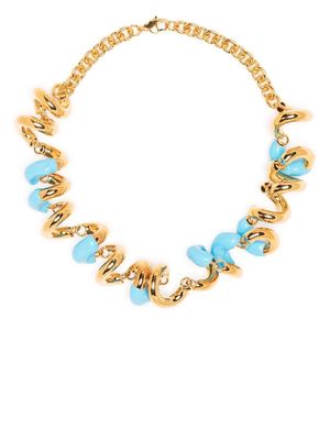 Sunnei Fusilio spiral-chain necklace - Gold