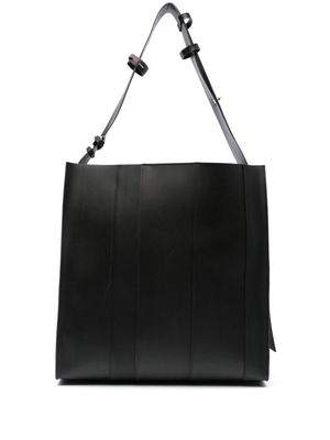 Sunnei Gomma 9 striped shoulder bag - Black