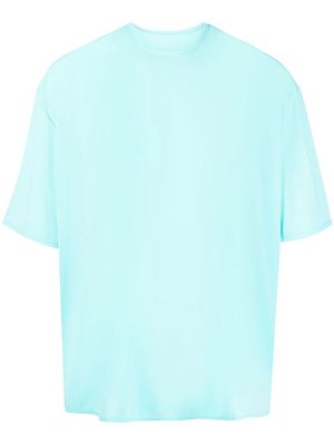 Sunnei half-sleeved cotton T-Shirt - Blue