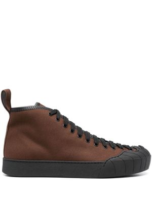 Sunnei ISI high-top sneakers - Brown