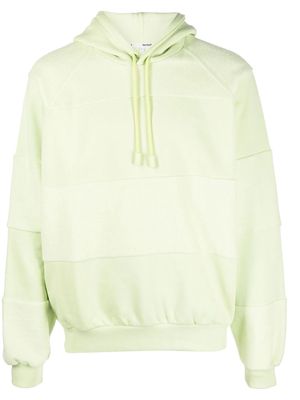 Sunnei logo-print pullover hoodie - Green