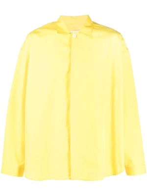 Sunnei long-sleeve cotton shirt - Yellow