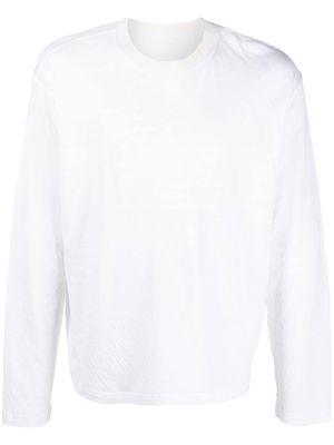 Sunnei long-sleeved cotton T-Shirt - White