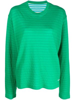 Sunnei long-sleeves cotton sweatshirt - Green
