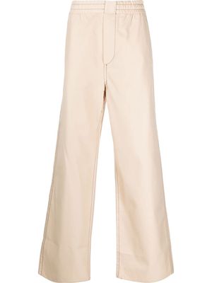 Sunnei mid-rise wideleg trousers - Neutrals