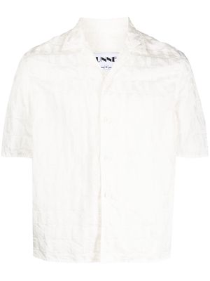 Sunnei monogram short-sleeve shirt - Neutrals