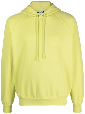 Sunnei organic cotton hooded jumper - Green