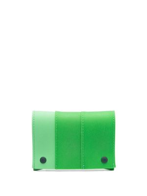 Sunnei panelled folded wallet - Green