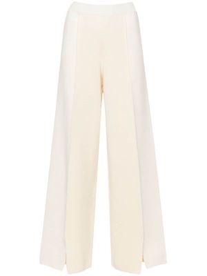 Sunnei panelled wide-leg trousers - Neutrals