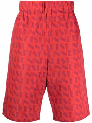 Sunnei reversible bermuda shorts - Red