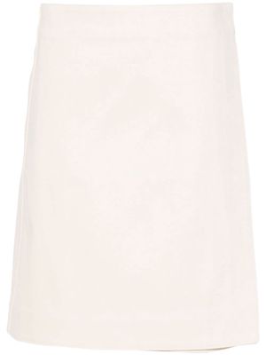 Sunnei reversible cotton skirt - Neutrals