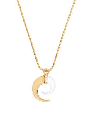 Sunnei small spiral pendant necklace - Gold