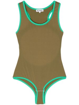 Sunnei stretch-design body - Green