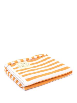 Sunnei striped beach towel - Orange
