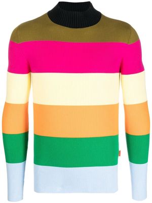 Sunnei striped knit T-shirt - Multicolour