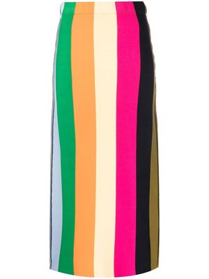 Sunnei striped pencil skirt - Pink
