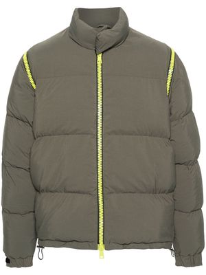 Sunnei zip-up puffer jacket - Green