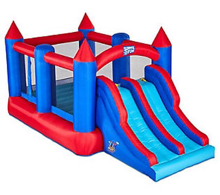 Sunny & Fun Inflatable Bouncy Castle with Dual Slide