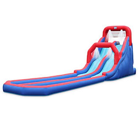 Sunny & Fun Inflatable Water Slide w/ Climbing Wall