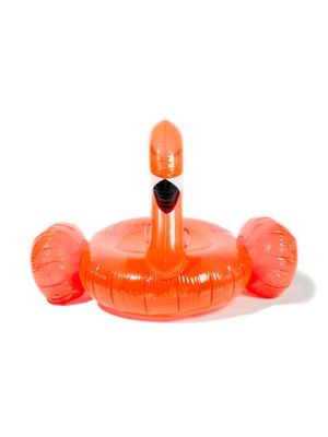 Sunnylife Kids flamingo-shaped ride-on float - Orange