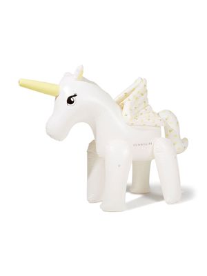 Sunnylife Kids Mima the Unicorn inflatable sprinkler - White