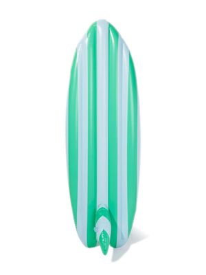 Sunnylife Kids Sea Seeker striped surfboard float - Green