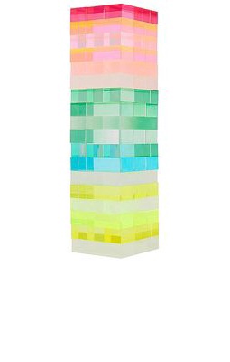 Sunnylife Ombre Lucite Jumbling Tower in Red.