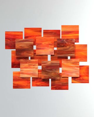 Sunset Glass Wall Sculpture