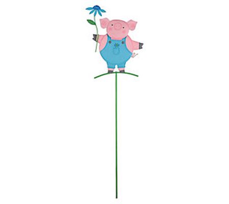Sunset Vista Designs Country Gardens Dixie the Pig, Plant Pick