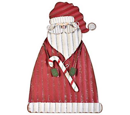 Sunset Vista Designs Santa or Snowman Galvanize d Porch Sitter