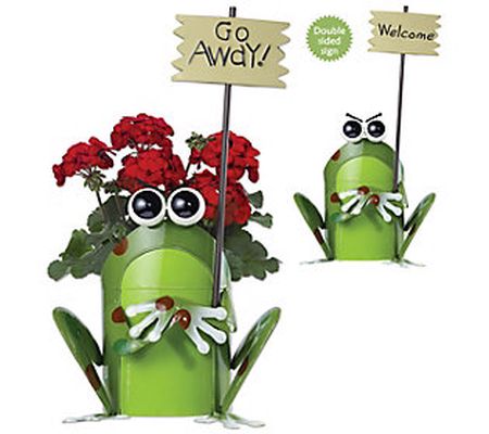 Sunset Vista Frog Planter