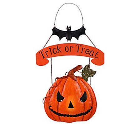 Sunset Vista Trick or Treat Welcome Sign