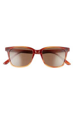 Sunski Ventana 51mm Polarized Square Sunglasses in Caramel Amber 1