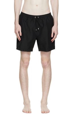 Sunspel Black Drawstring Swim Shorts