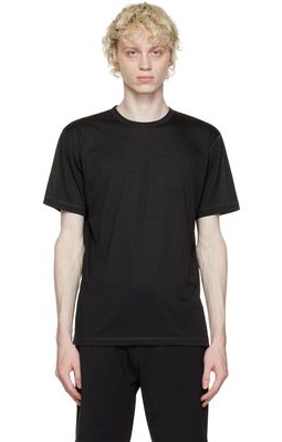 Sunspel Black Dri-Release T-Shirt