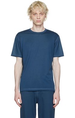 Sunspel Blue Dri-Release T-Shirt