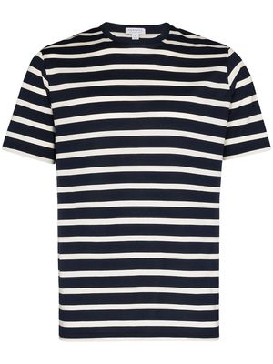 Sunspel Breton-stripe T-shirt - Blue