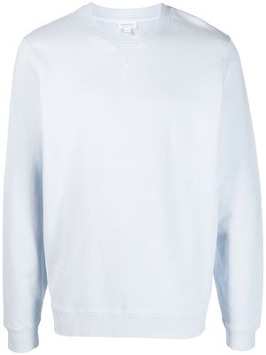 Sunspel cotton pullover sweatshirt - Blue