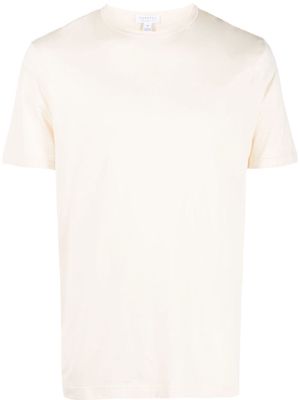 Sunspel crew-neck cotton T-shirt - Neutrals