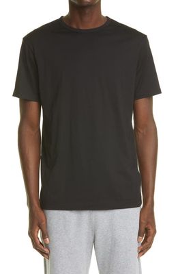 Sunspel Crewneck T-Shirt in Black