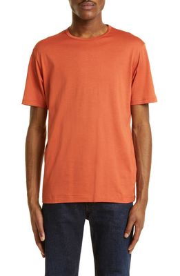 Sunspel Crewneck T-Shirt in Burnt Sienna