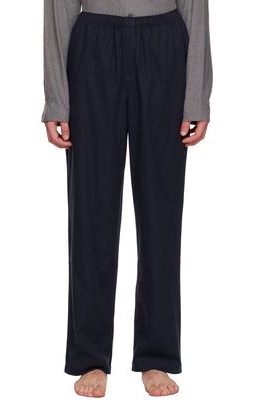 Sunspel Navy Straight-Leg Pyjama Pants