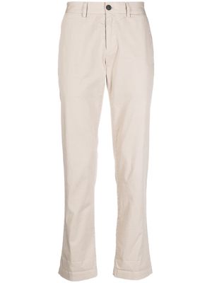 Sunspel slim-fit cropped trousers - Neutrals