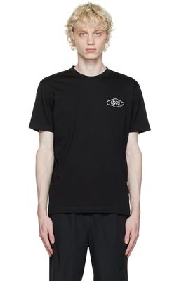 Sunspel SSENSE Exclusive Black Embroidered T-Shirt