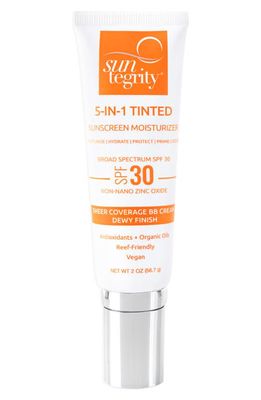 SUNTEGRITY 5-in-1 Tinted Moisturizing Face Sunscreen Broad Spectrum SPF 30 in 1- Fair