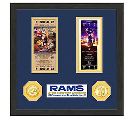 Super Bowl LVI Champions Rams Standard Ticket F rame