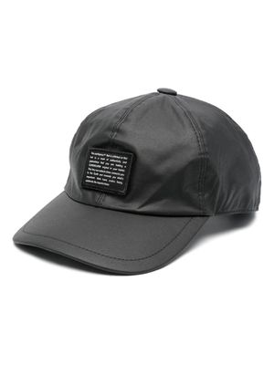 Super Duper Hats Ermano logo-appliqué baseball cap - Black