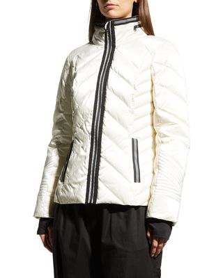 Super Hero Puffer Jacket with Reflective Trim