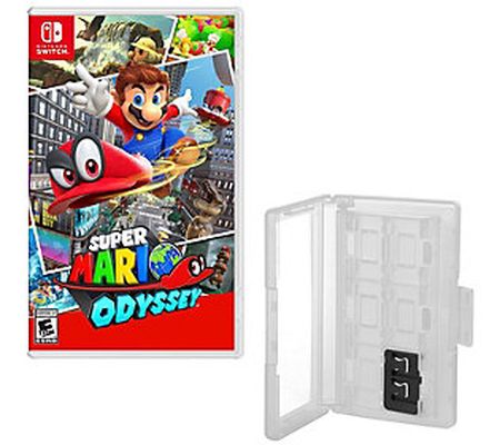 Super Mario Odyssey & Game Caddy - Nintendo Swi tch