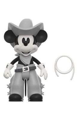 SUPER7 x Disney Mickey & Friends Vintage Collection Cowboy Mickey ReAction Figure in Black Multi